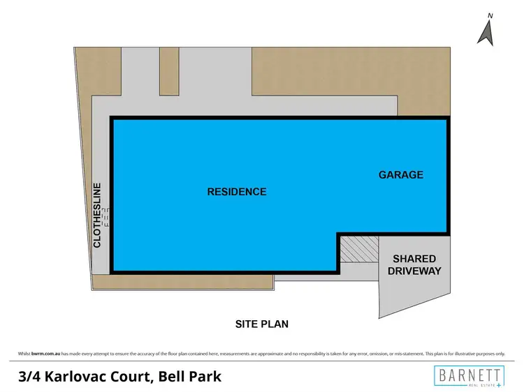 Floorplan of Homely unit listing, 3/4 Karlovac Court, Bell Park VIC 3215