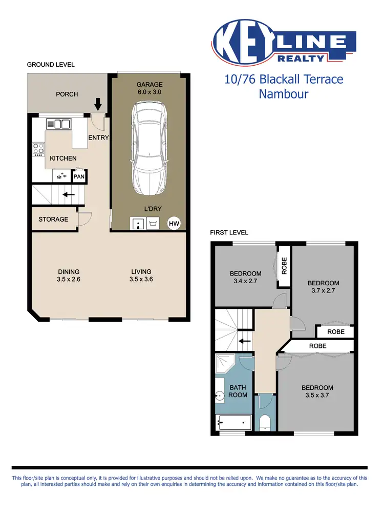 Floorplan of Homely townhouse listing, 10/76 Blackall Terrace, Nambour QLD 4560
