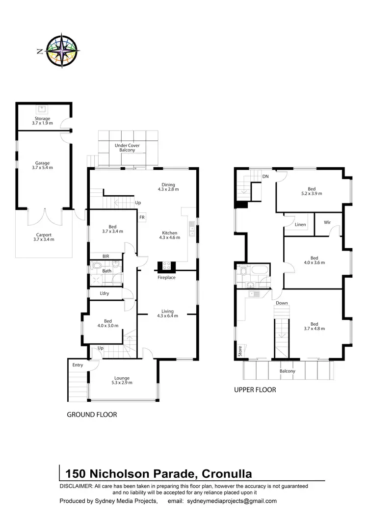 Floorplan of Homely house listing, 150 Nicholson Parade, Cronulla NSW 2230
