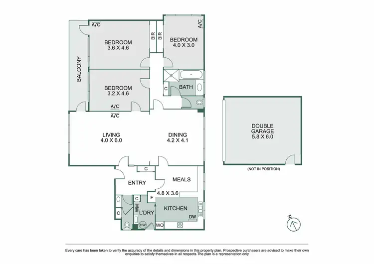 Floorplan of Homely apartment listing, 4/522 Toorak Road, Toorak VIC 3142