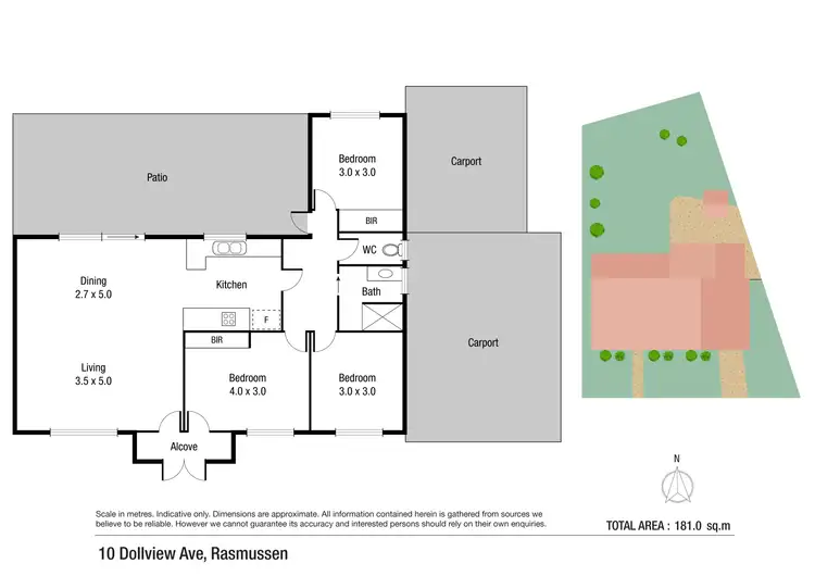 Floorplan of Homely house listing, 10 Dollview Avenue, Rasmussen QLD 4815