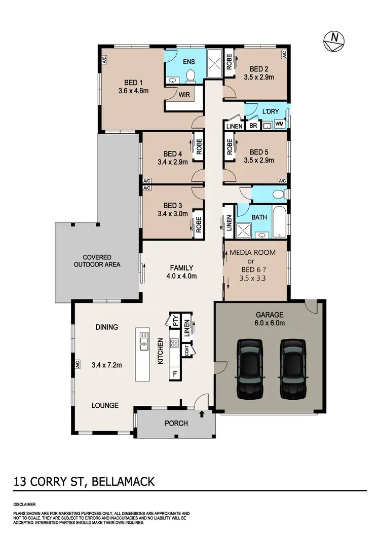 Floorplan of Homely house listing, 13 Corry Street, Bellamack NT 832