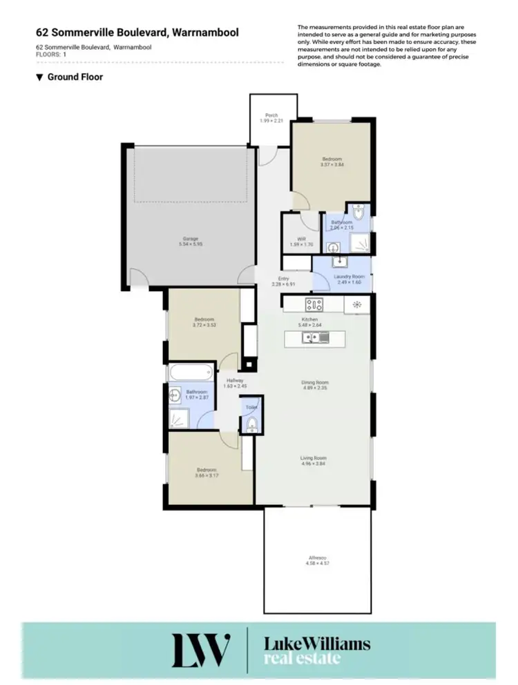 Floorplan of Homely house listing, 62 Sommerville Boulevard, Warrnambool VIC 3280
