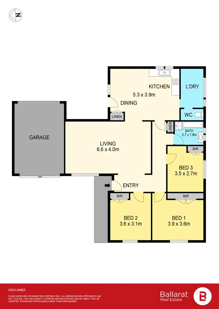 Floorplan of Homely house listing, 72 Grandview Grove, Wendouree VIC 3355