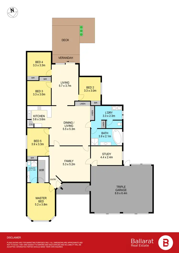 Floorplan of Homely house listing, 11 Boulevarde Drive, Alfredton VIC 3350