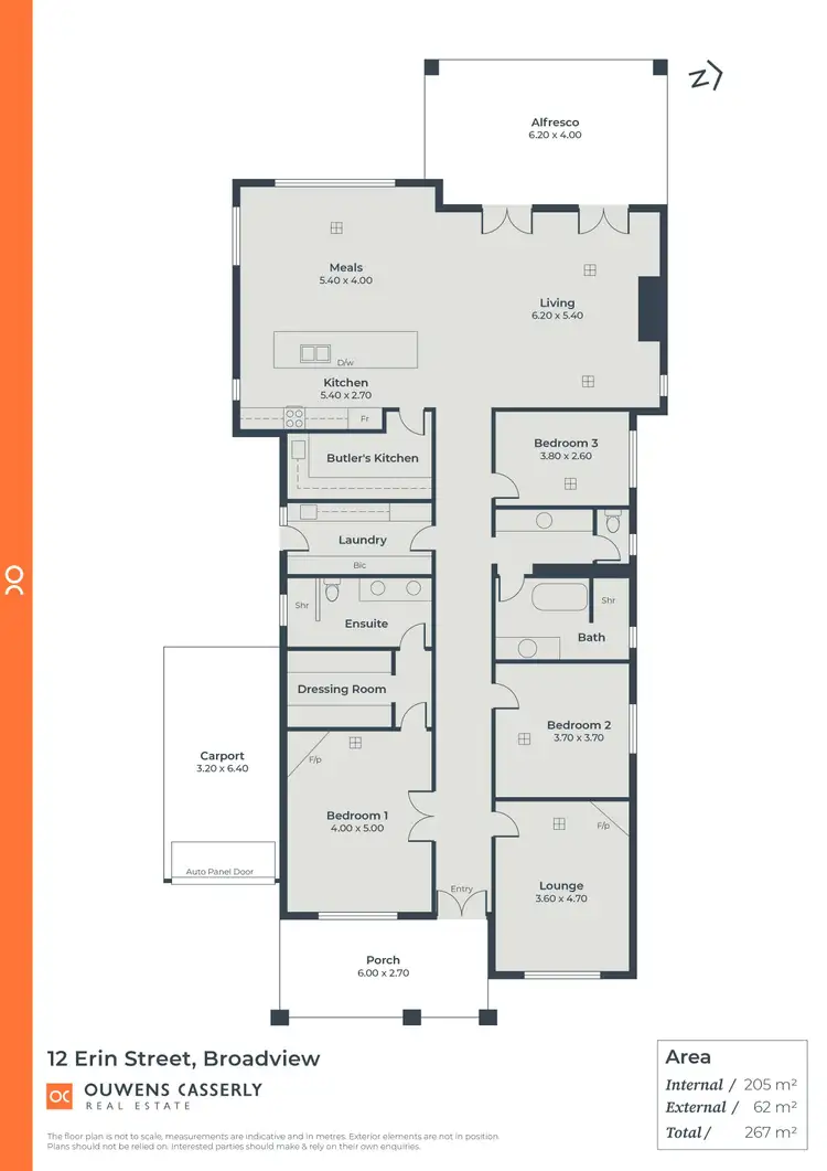 Floorplan of Homely house listing, 12 Erin Street, Broadview SA 5083