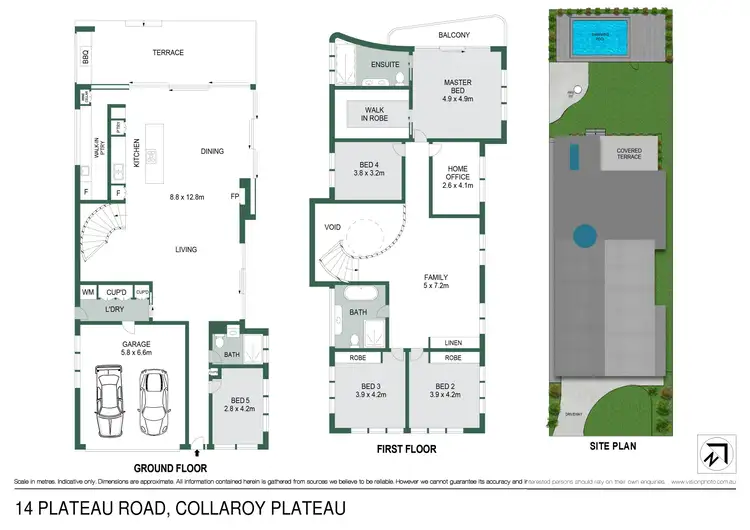 Floorplan of Homely house listing, 14 Plateau Road, Collaroy Plateau NSW 2097