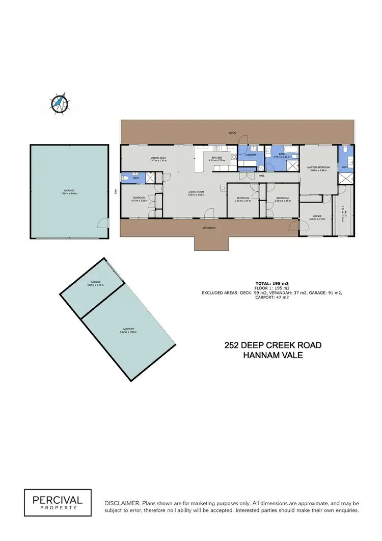 Floorplan of Homely rural property listing, 252 Deep Creek Road, Hannam Vale NSW 2443