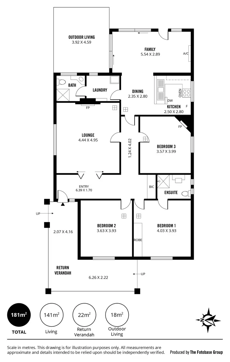 Floorplan of Homely house listing, 10 Talbot Street, Erindale SA 5066