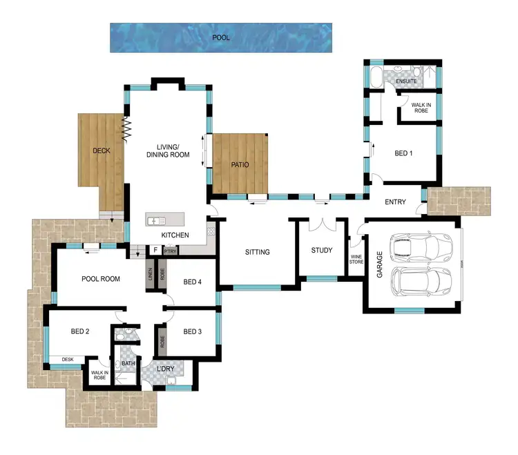 Floorplan of Homely house listing, 27 Wildflower Way, Leschenault WA 6233