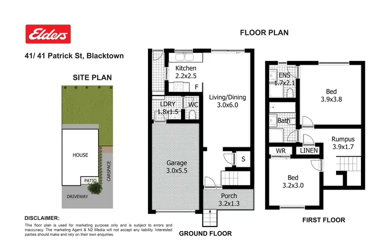 Floorplan of Homely house listing, 41/41 Patricia Street, Blacktown NSW 2148