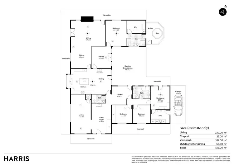 Floorplan of Homely rural property listing, 171 Stamps Road, Bugle Ranges SA 5251