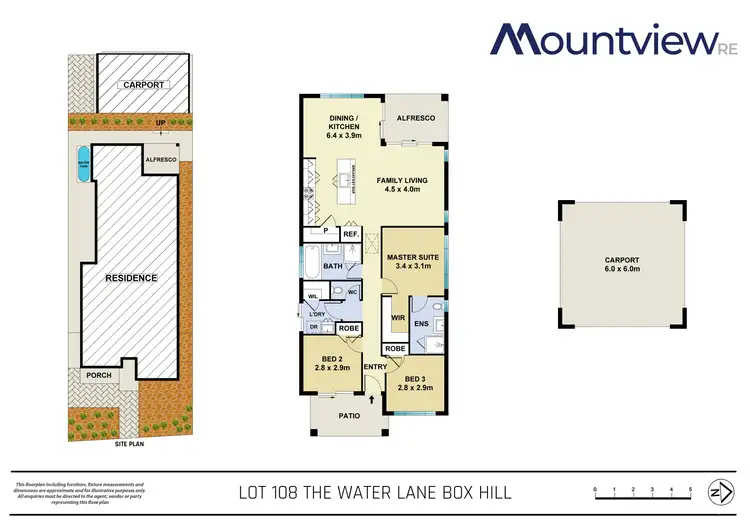 Floorplan of Homely house listing, Lot/108 The Water Lane, Box Hill NSW 2765