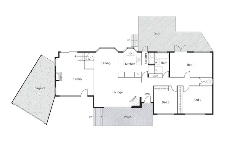 Floorplan of Homely house listing, 48 Longerenong Street, Farrer ACT 2607