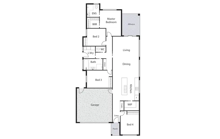 Floorplan of Homely house listing, 1/4 Kearne Place, Kambah ACT 2902
