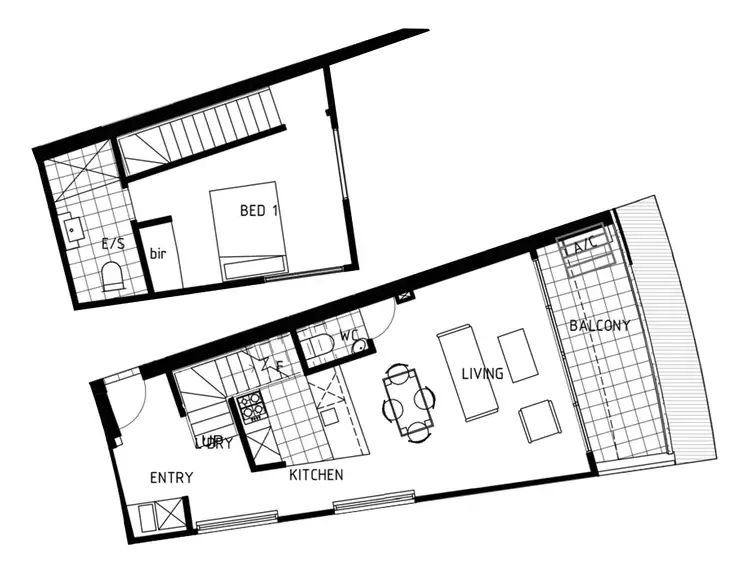 Floorplan of Homely unit listing, 10/89 Allan Street, Curtin ACT 2605
