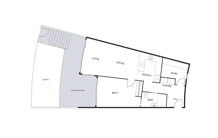 Floorplan of Homely unit listing, 89 Allan Street, Curtin ACT 2605