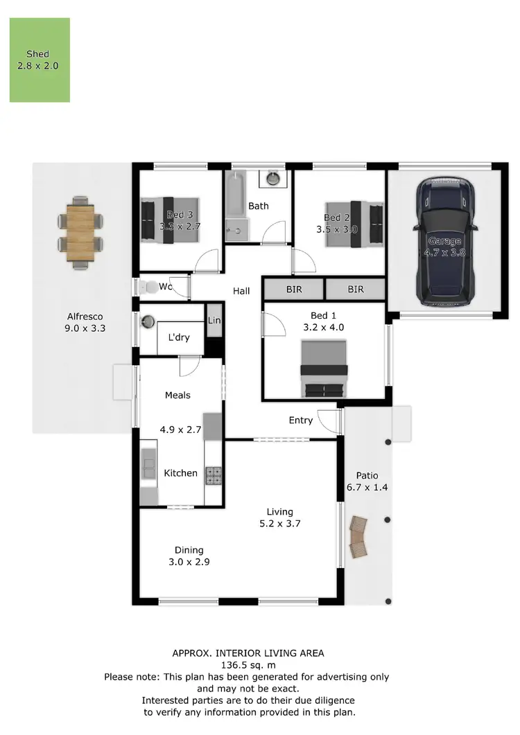 Floorplan of Homely house listing, 414 Kunama Court, Lavington NSW 2641