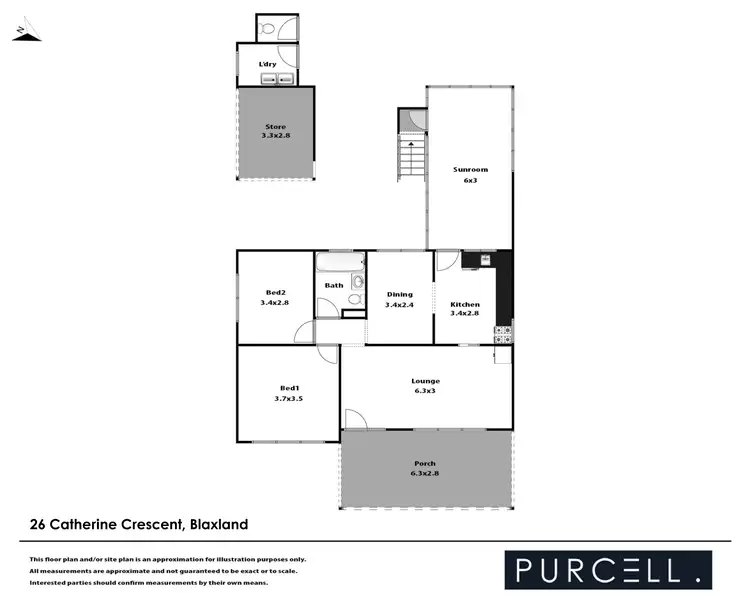 Floorplan of Homely house listing, 26 Catherine Crescent, Blaxland NSW 2774
