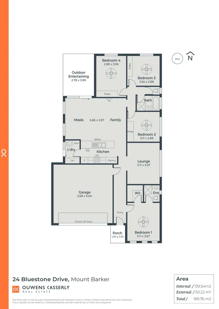 Floorplan of Homely house listing, 24 Bluestone Drive, Mount Barker SA 5251