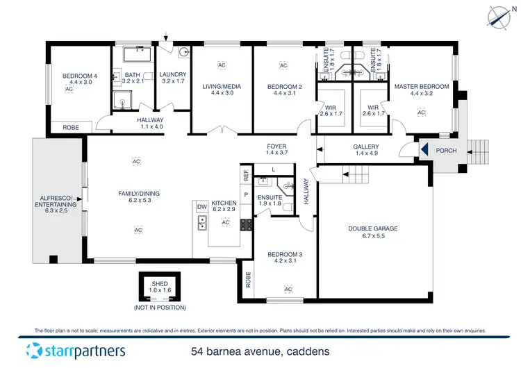 Floorplan of Homely house listing, 54 Barnea Avenue, Caddens NSW 2747