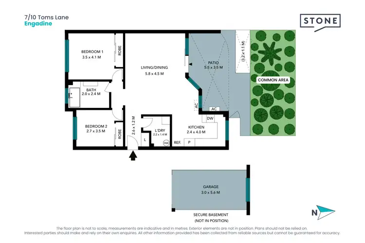 Floorplan of Homely unit listing, 7/10 Toms Lane, Engadine NSW 2233