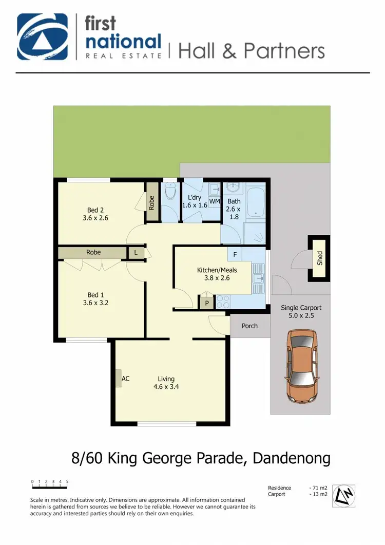 Floorplan of Homely unit listing, 8/60 King George Parade, Dandenong VIC 3175