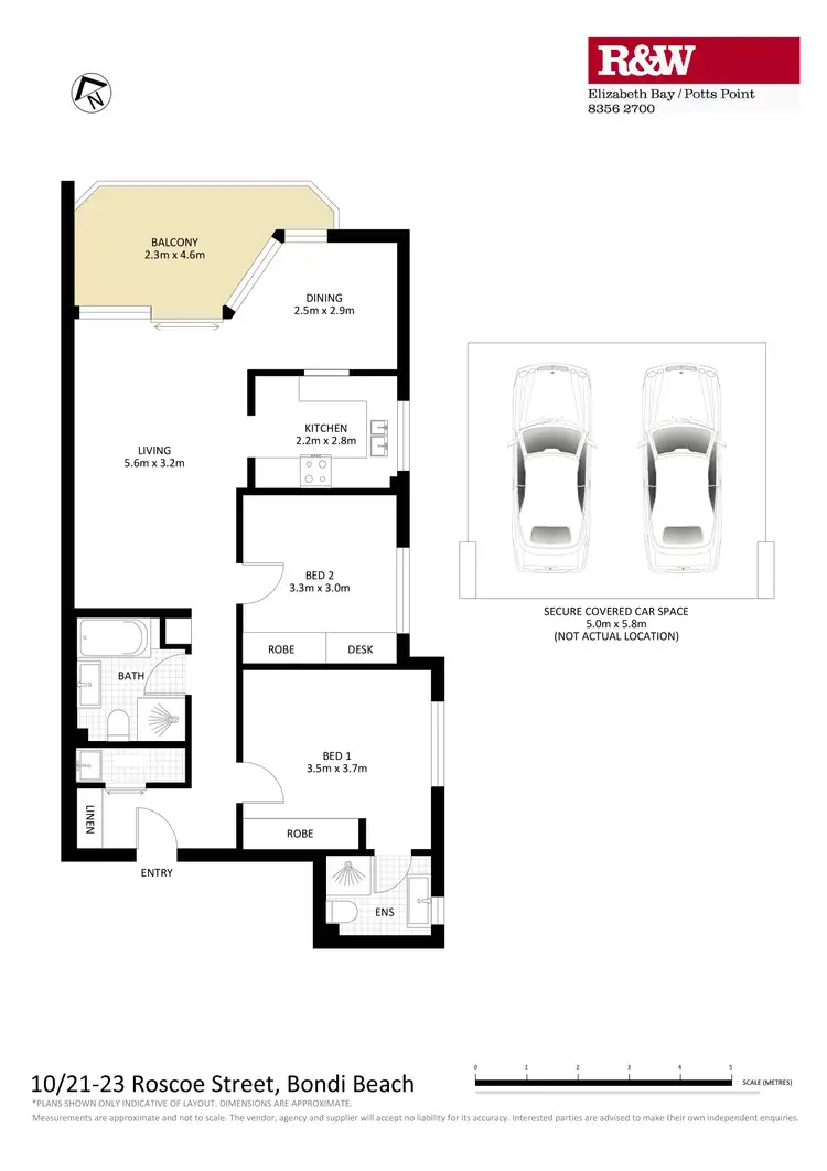 Floorplan of Homely apartment listing, 10/21-23 Roscoe Street, Bondi Beach NSW 2026