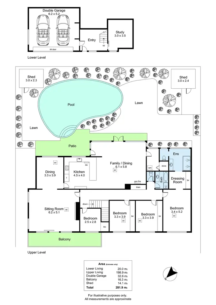 Floorplan of Homely house listing, 42 Crompton Drive, Wattle Park SA 5066