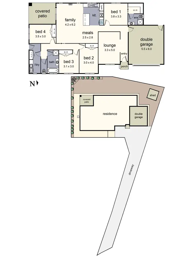 Floorplan of Homely house listing, 1A Dallas Court, Kilsyth VIC 3137
