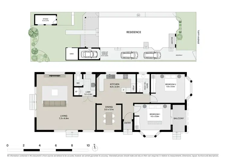 Floorplan of Homely house listing, 55 Tuffy Avenue, Sans Souci NSW 2219
