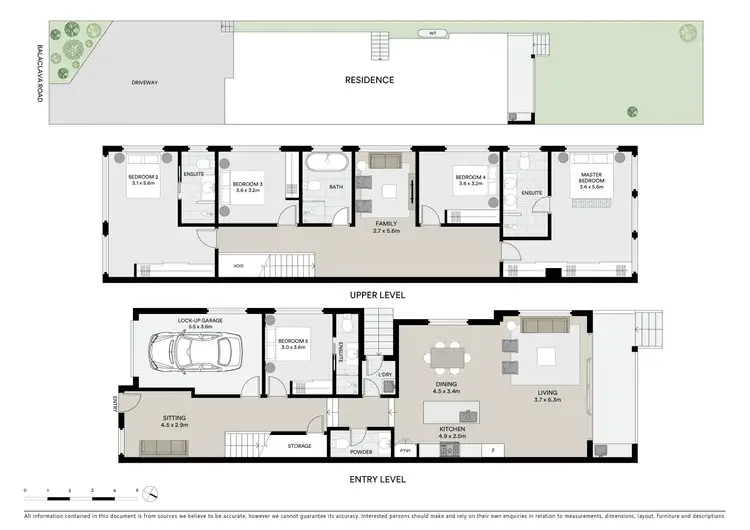 Floorplan of Homely semi-detached listing, 132 Balaclava Road, Marsfield NSW 2122