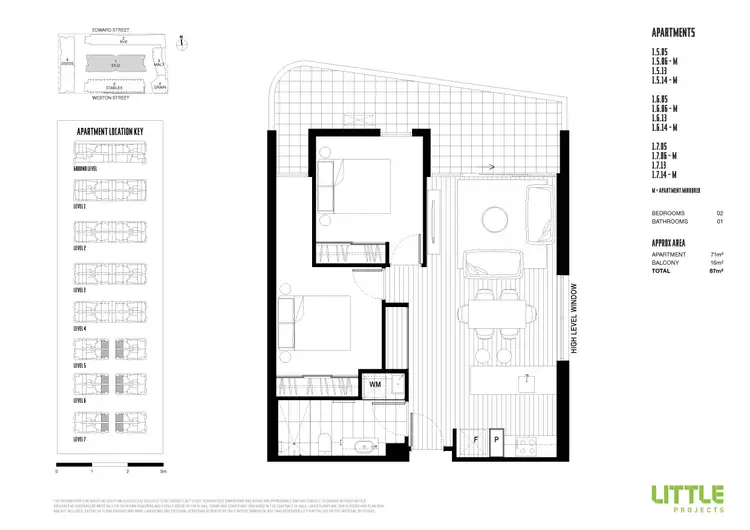 Floorplan of Homely apartment listing, 1514/176 Edward Street, Brunswick East VIC 3057
