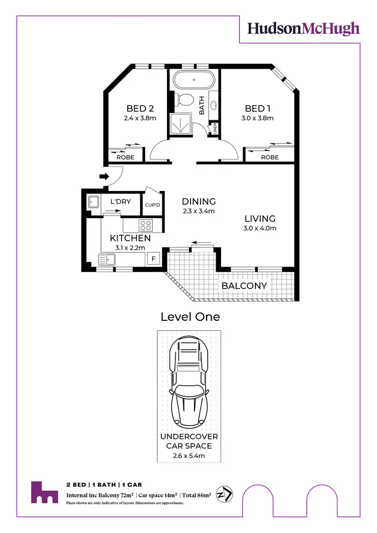 Floorplan of Homely apartment listing, 12/57 Cobar Street, Dulwich Hill NSW 2203