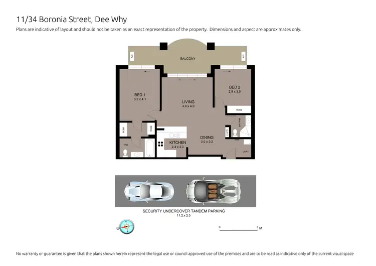 Floorplan of Homely apartment listing, 11/34 Boronia Street, Dee Why NSW 2099
