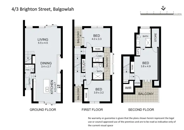Floorplan of Homely unit listing, 4/3 Brighton Street, Balgowlah NSW 2093