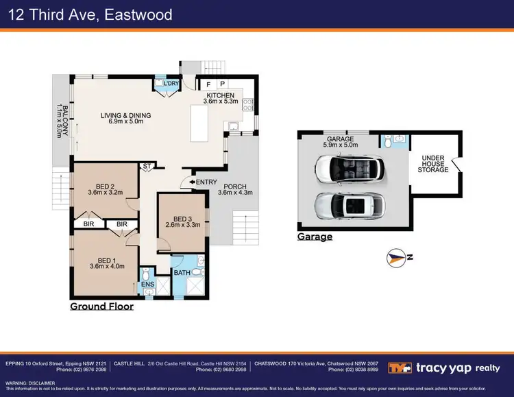 Floorplan of Homely house listing, 12 Third Avenue, Eastwood NSW 2122