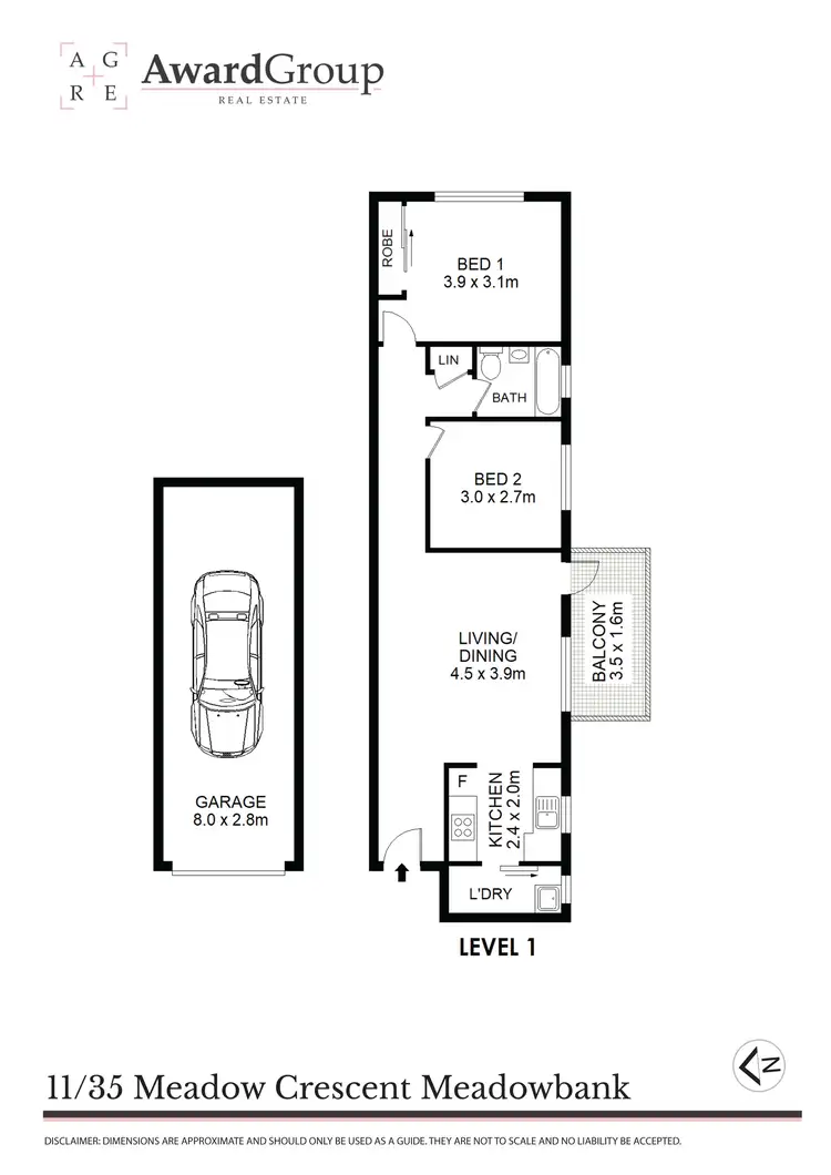 Floorplan of Homely unit listing, 11/35 Meadow Crescent, Meadowbank NSW 2114