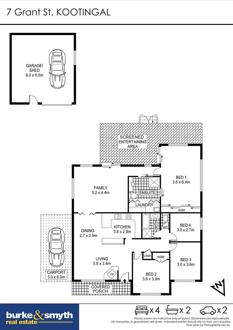 Floorplan of Homely house listing, 7 Grant Street, Kootingal NSW 2352