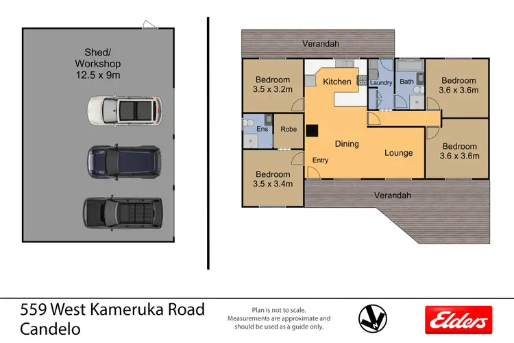 Floorplan of Homely rural property listing, 559 West Kameruka Road, Kameruka NSW 2550
