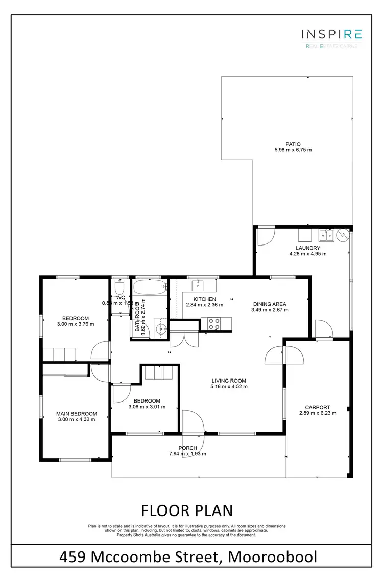 Floorplan of Homely house listing, 459 Mccoombe Street, Mooroobool QLD 4870