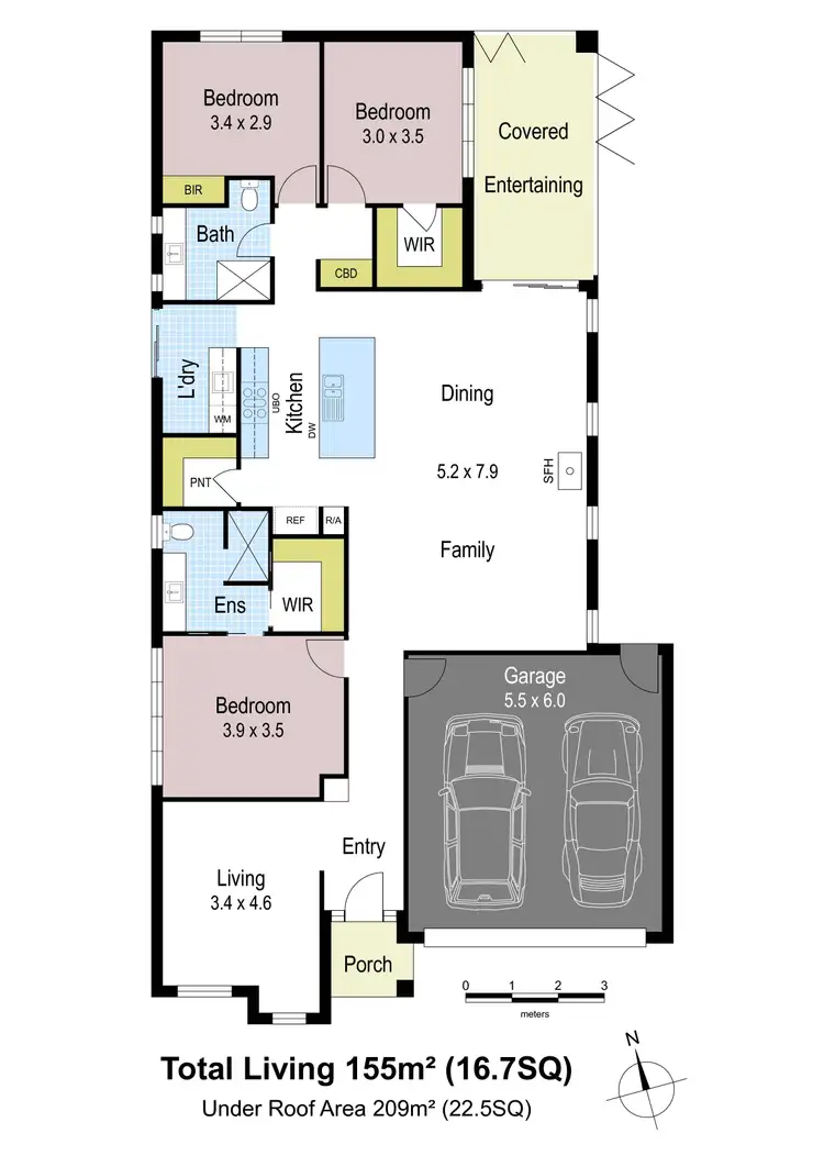 Floorplan of Homely house listing, 4 Gemstone Court, Warragul VIC 3820