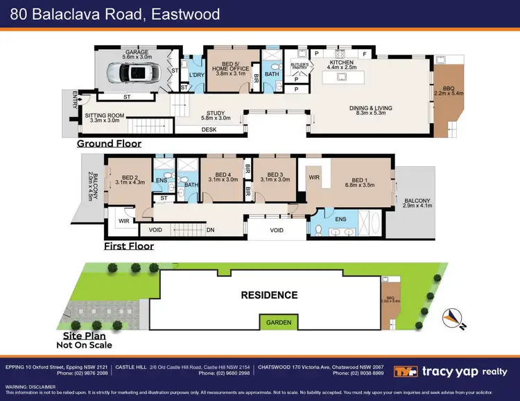 Floorplan of Homely house listing, 80 Balaclava Road, Eastwood NSW 2122