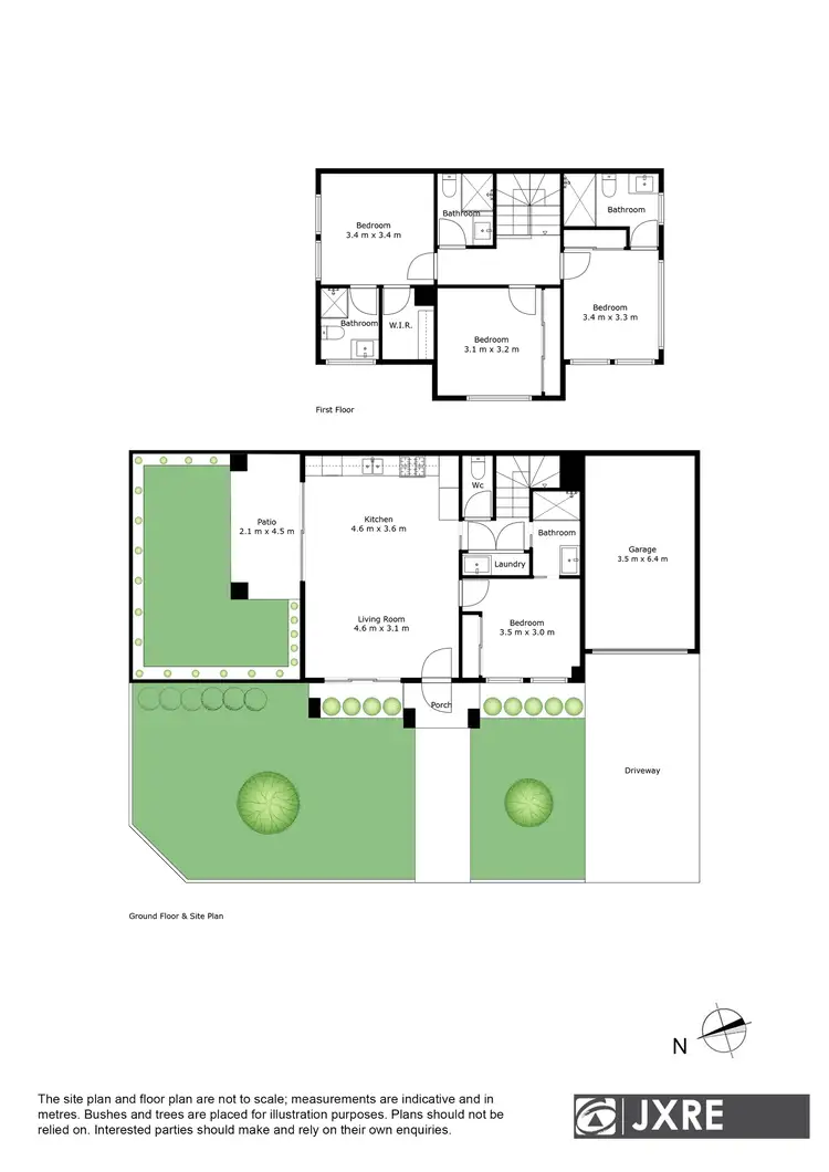 Floorplan of Homely townhouse listing, 1/78 Macrina Street, Oakleigh East VIC 3166