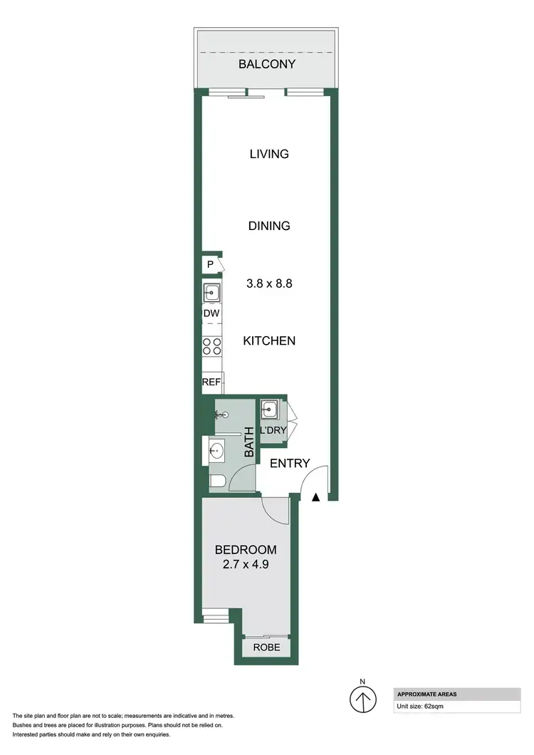 Floorplan of Homely apartment listing, 24/228-230 Moore Park Road, Paddington NSW 2021