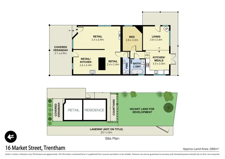 Floorplan of Homely studio listing, 16 Market Street, Trentham VIC 3458