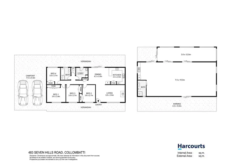 Floorplan of Homely land listing, 483 Seven Hills Road, Collombatti NSW 2440