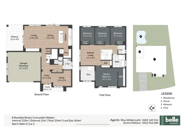 Floorplan of Homely house listing, 8 Numidia Street, Currumbin Waters QLD 4223