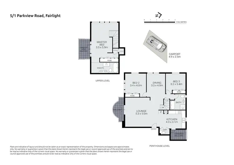 Floorplan of Homely apartment listing, 5/1 Parkview Road, Fairlight NSW 2094
