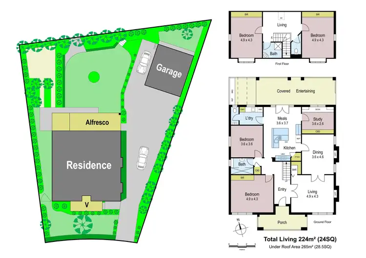 Floorplan of Homely house listing, 2 Hunter Crescent, Warragul VIC 3820
